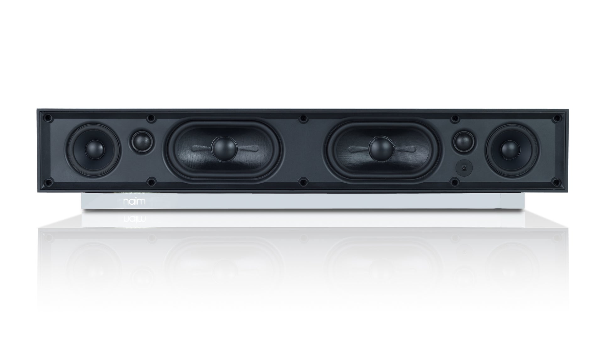 Product image of the drivers of a Naim Mu-So 2nd Generation Wireless Speaker.