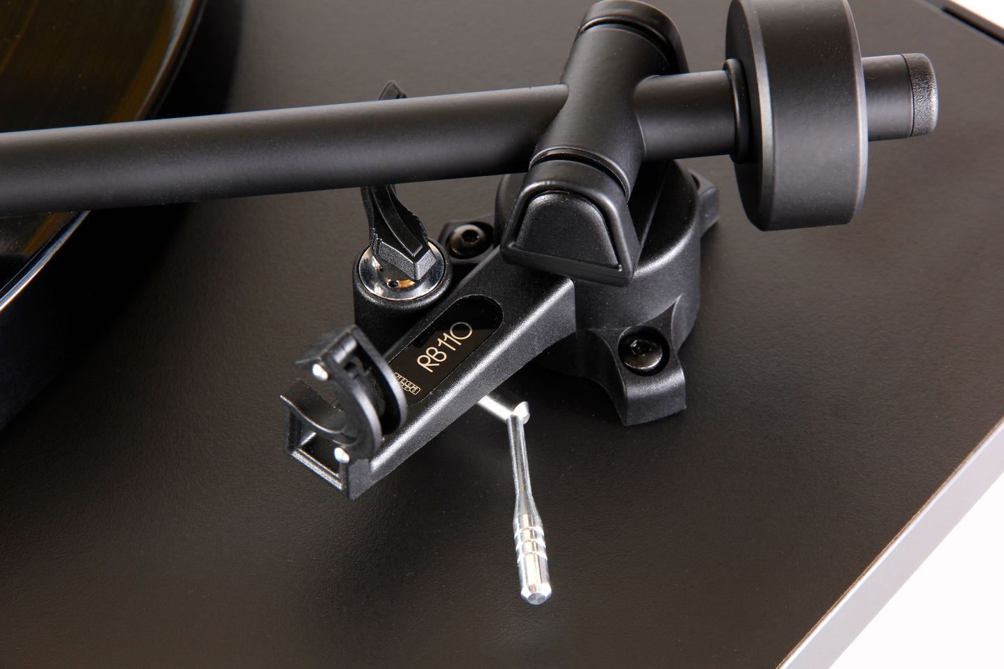 Product image for a Rega Planar 1 turntable in Matt Black finish
