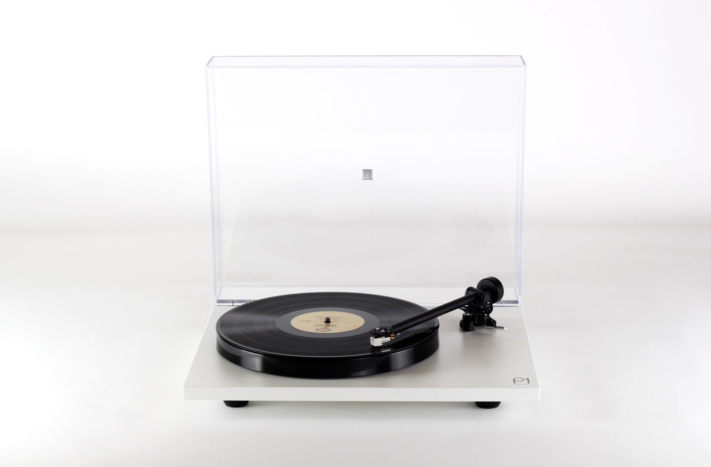 Product image for a Rega Planar 1 turntable in Matt White finish