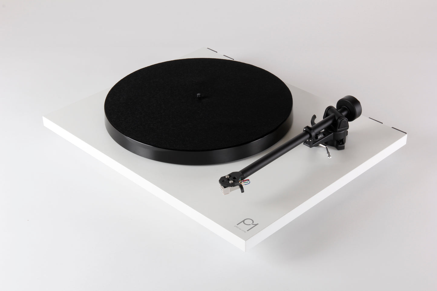 Product image for a Rega Planar 1 turntable in Matt White finish