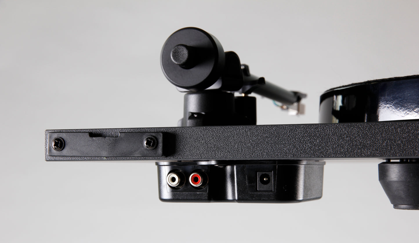 Product image for a Rega Planar 1 Plus turntable in Matt Black finish