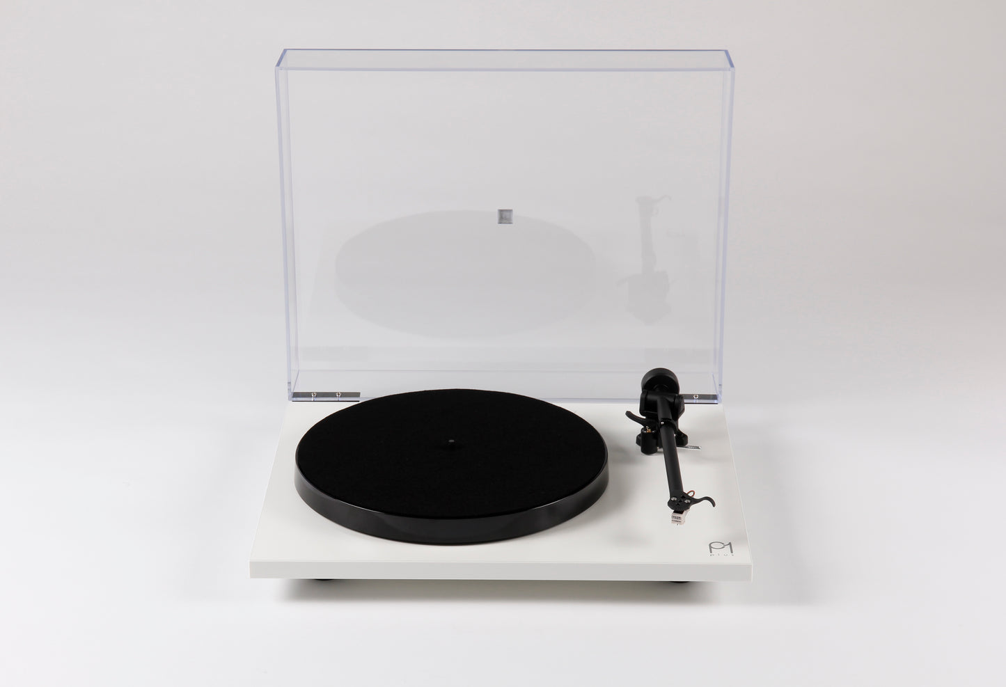 Product image for a Rega Planar 1 Plus turntable in Matt White finish