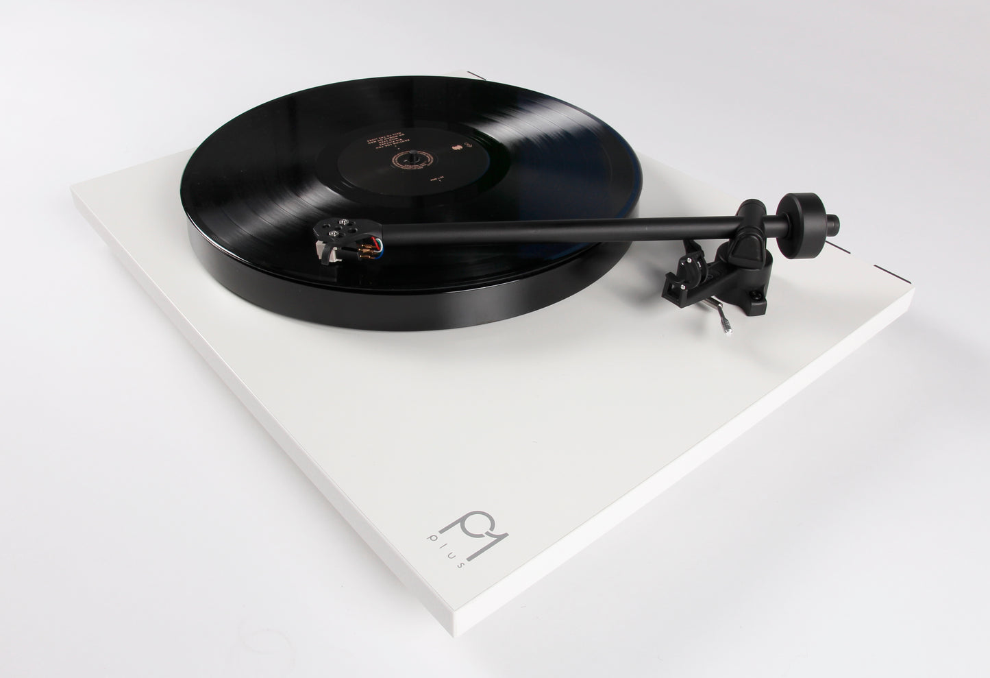 Product image for a Rega Planar 1 Plus turntable in Matt White finish