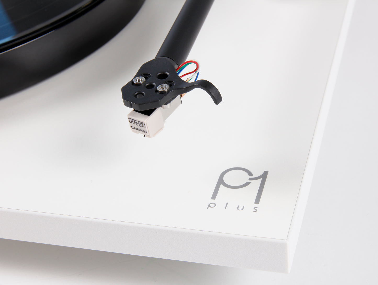 Product image for a Rega Planar 1 Plus turntable in Matt White finish