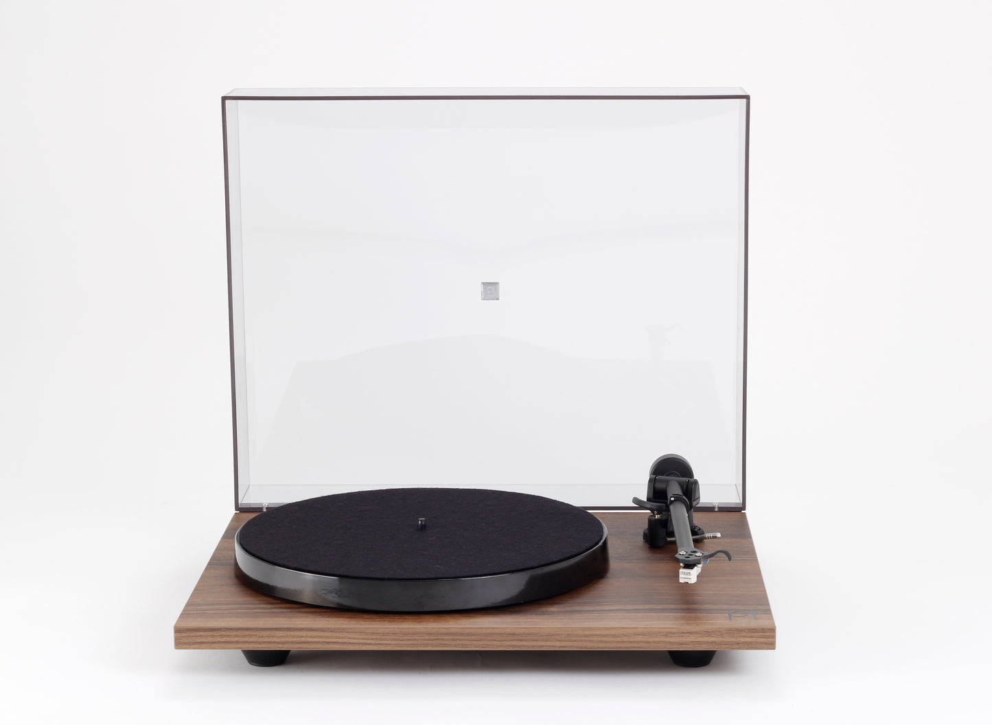 Product image for a Rega Planar 1 turntable in Walnut finish