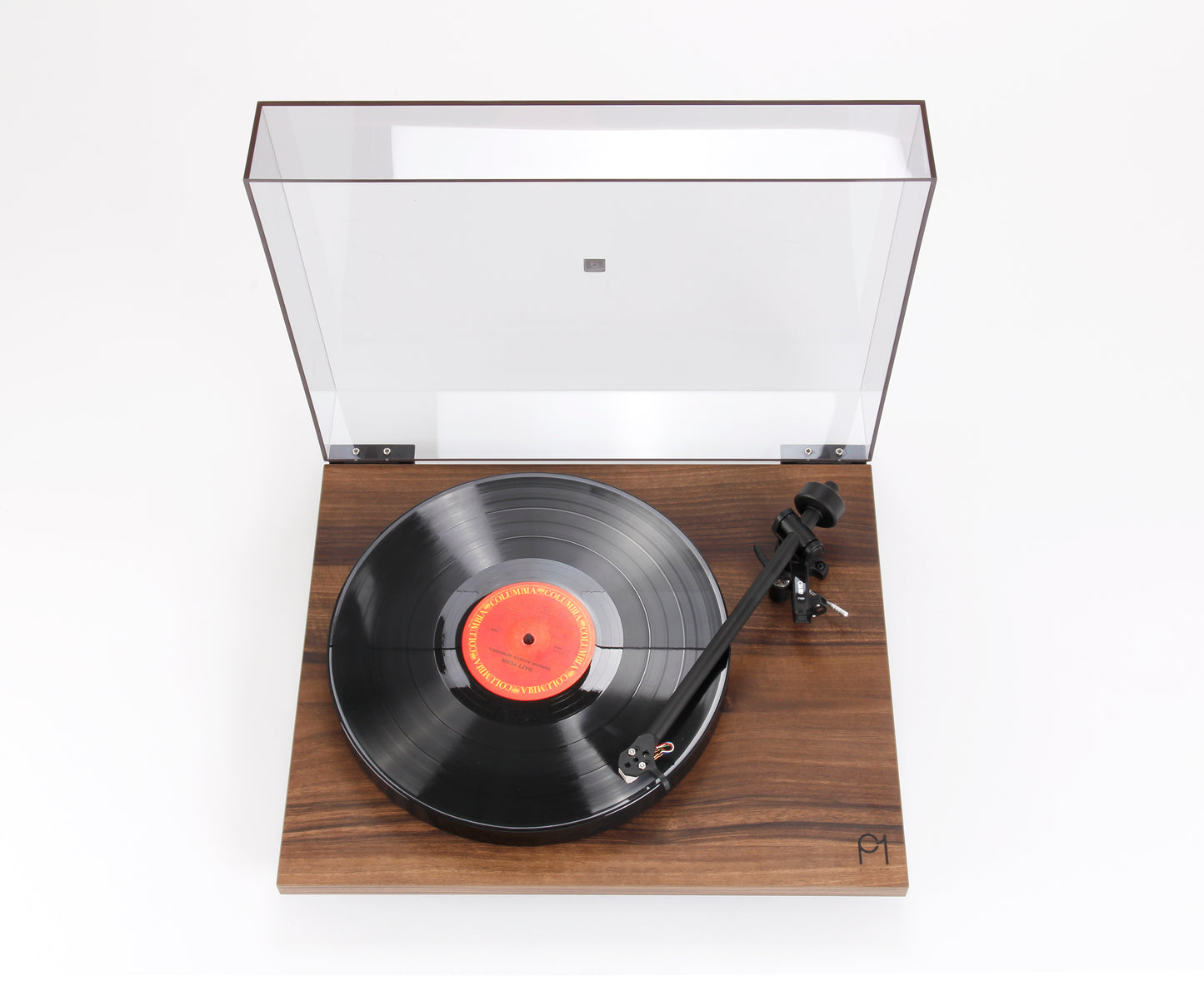Product image for a Rega Planar 1 turntable in Walnut finish