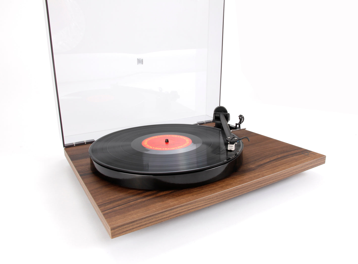 Product image for a Rega Planar 1 turntable in Walnut finish