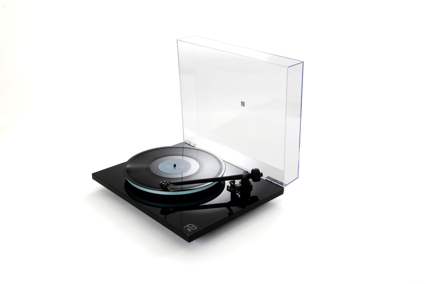 Product image for a Rega Planar 2 turntable in Gloss Black finish