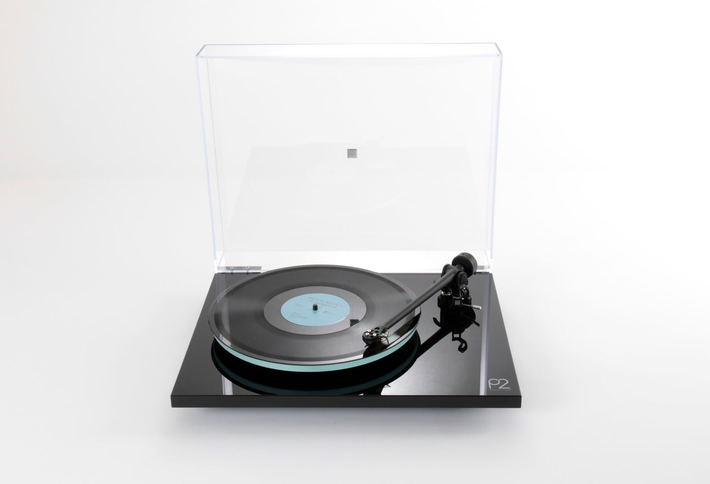 Product image for a Rega Planar 2 turntable in Gloss Black finish