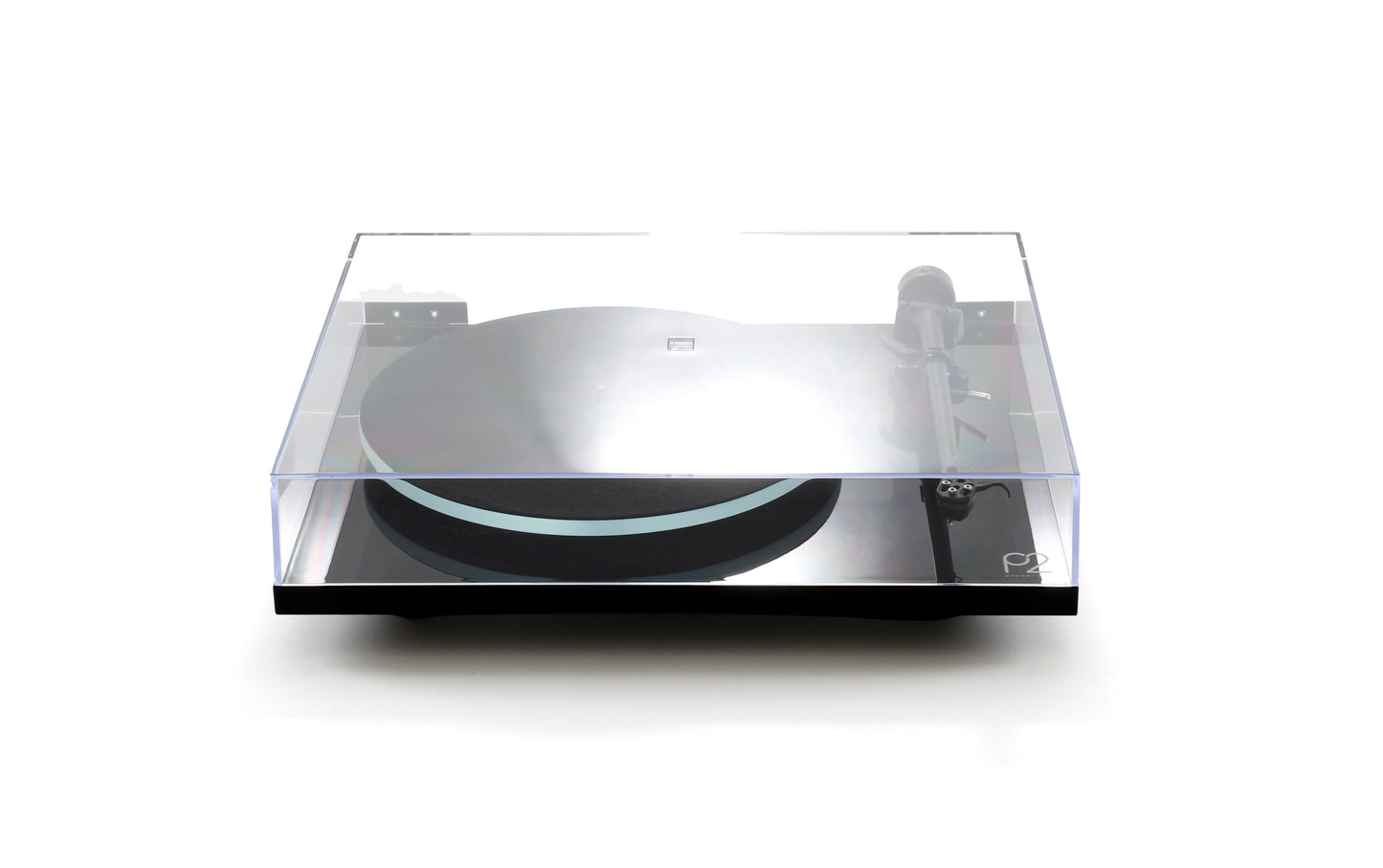 Product image for a Rega Planar 2 turntable in Gloss Black finish