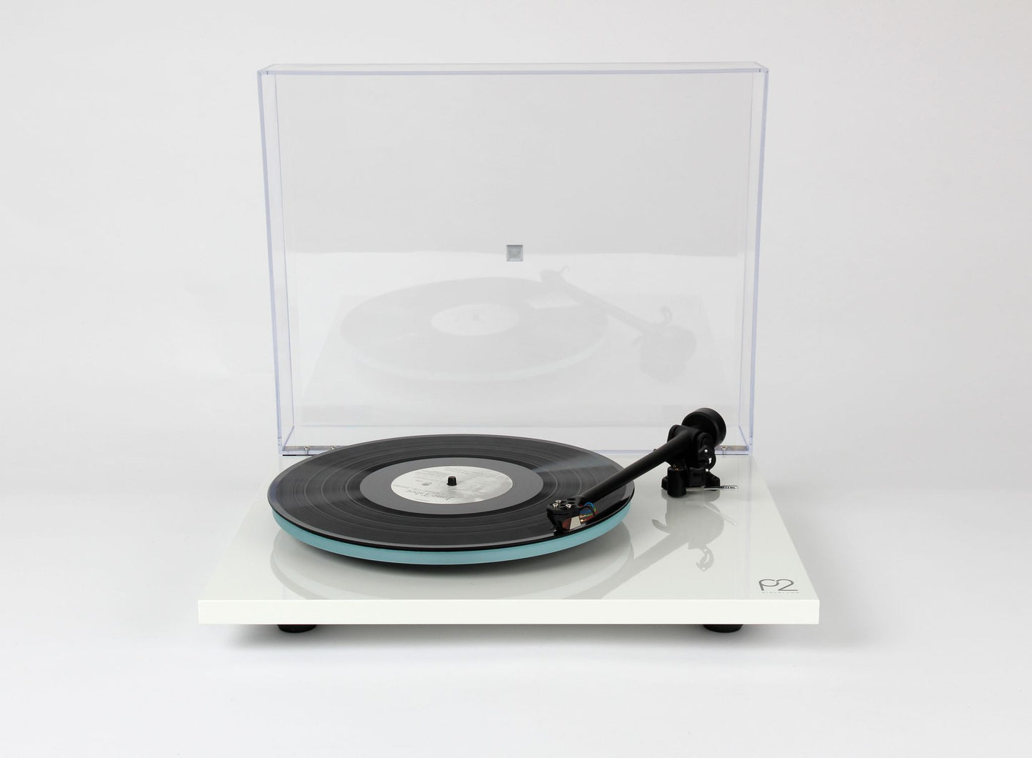 Product image for a Rega Planar 2 turntable in Gloss White finish