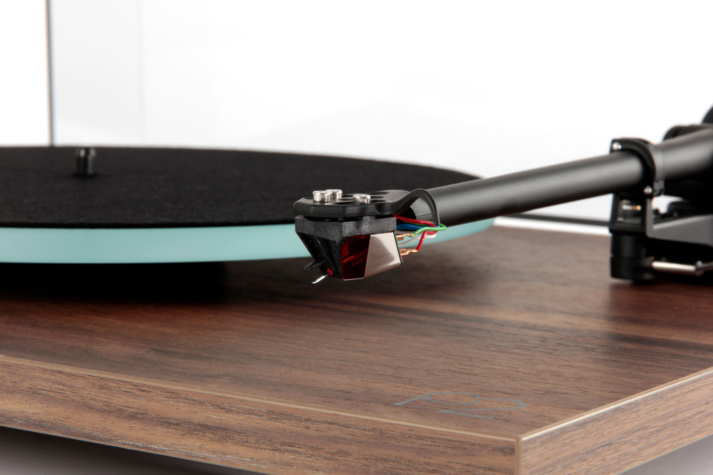 Product image for a Rega Planar 2 turntable in Walnut finish