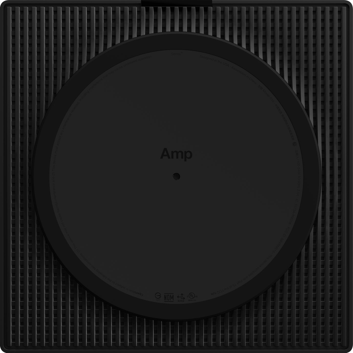 Product Image of a Sonos Amp in Black.