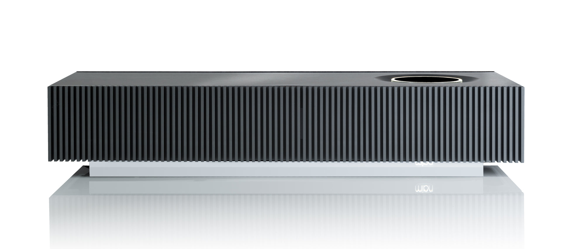 Product image of the rear of a Naim Mu-So 2nd Generation Wireless Speaker.