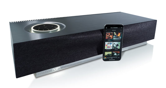 Product image of a Naim Mu-So 2nd Generation Wireless Speaker.