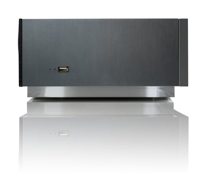 Product image of the side of a Naim Mu-So 2nd Generation Wireless Speaker.