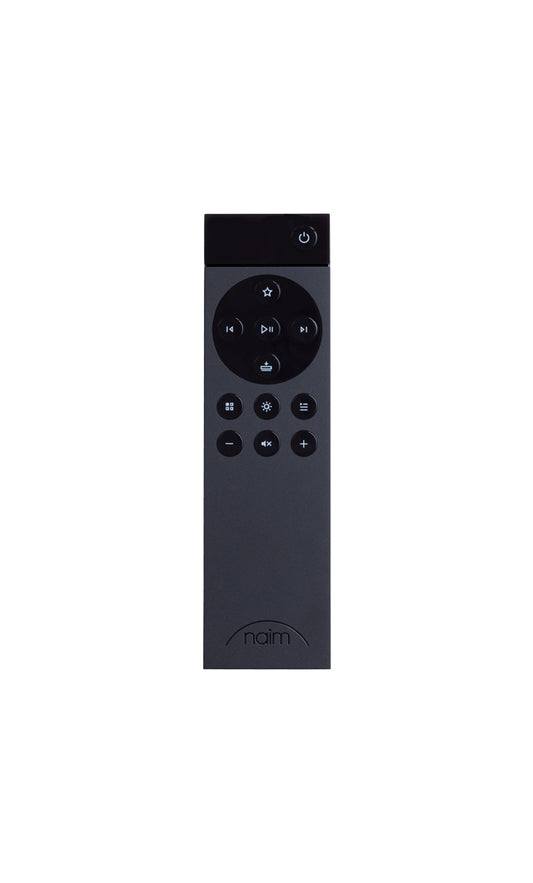Product image of a Naim Mu-so 2nd generation remote control.