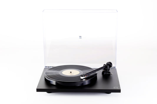 Product image for a Rega Planar 1 turntable in Matt Black finish
