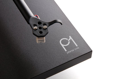 Product image for a Rega Planar 1 turntable in Matt Black finish