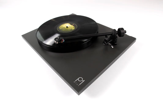 Product image for a Rega Planar 1 Plus turntable in Matt Black finish