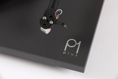 Product image for a Rega Planar 1 Plus turntable in Matt Black finish