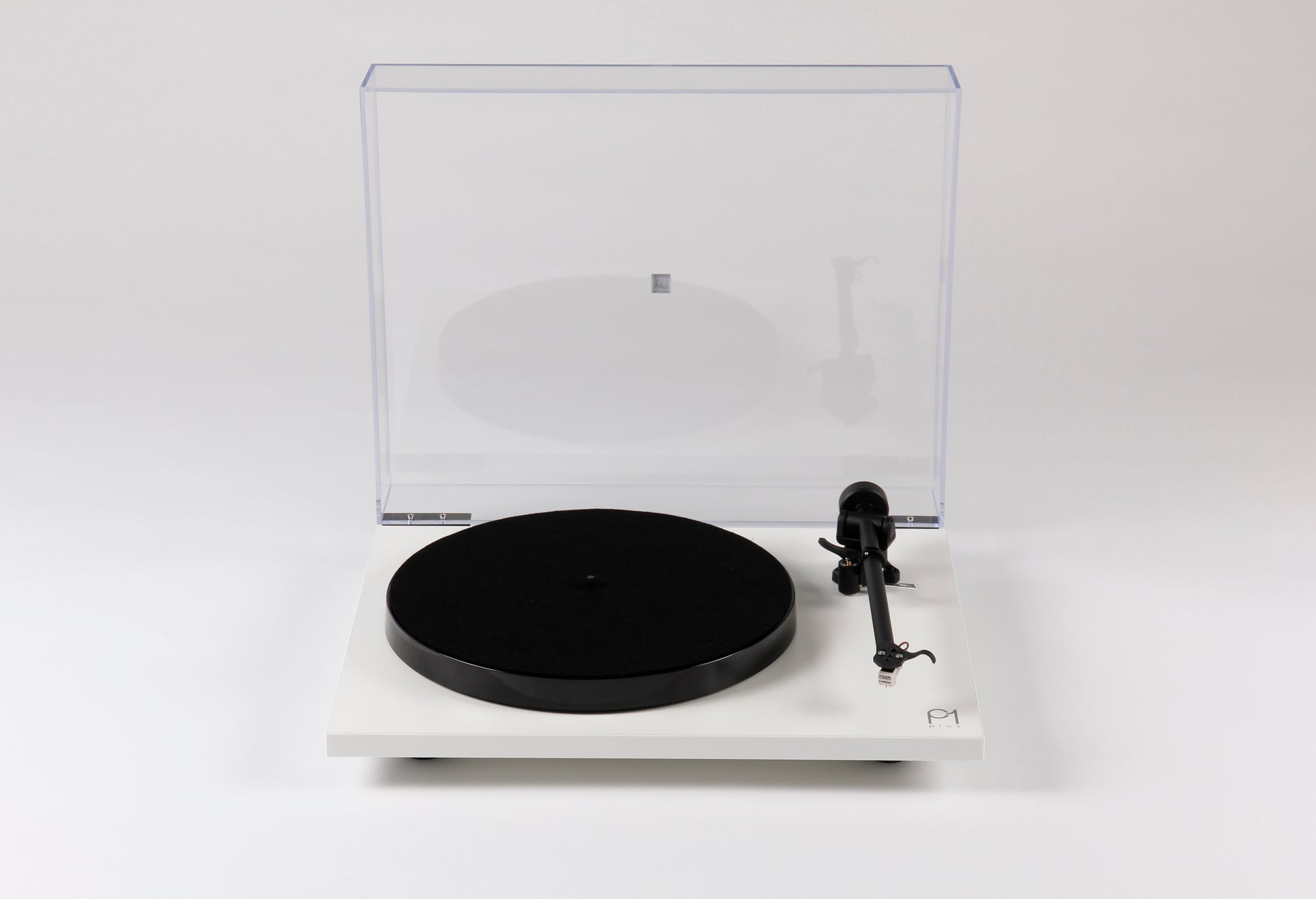 Product image for a Rega Planar 1 Plus turntable in Matt White finish
