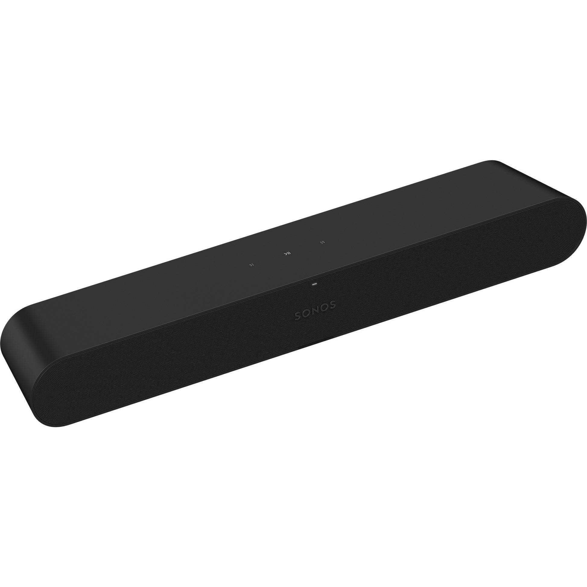 Product image of a Sonos Ray Soundbar in black.