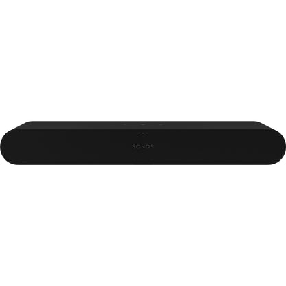 Product image of a Sonos Ray Soundbar in black.