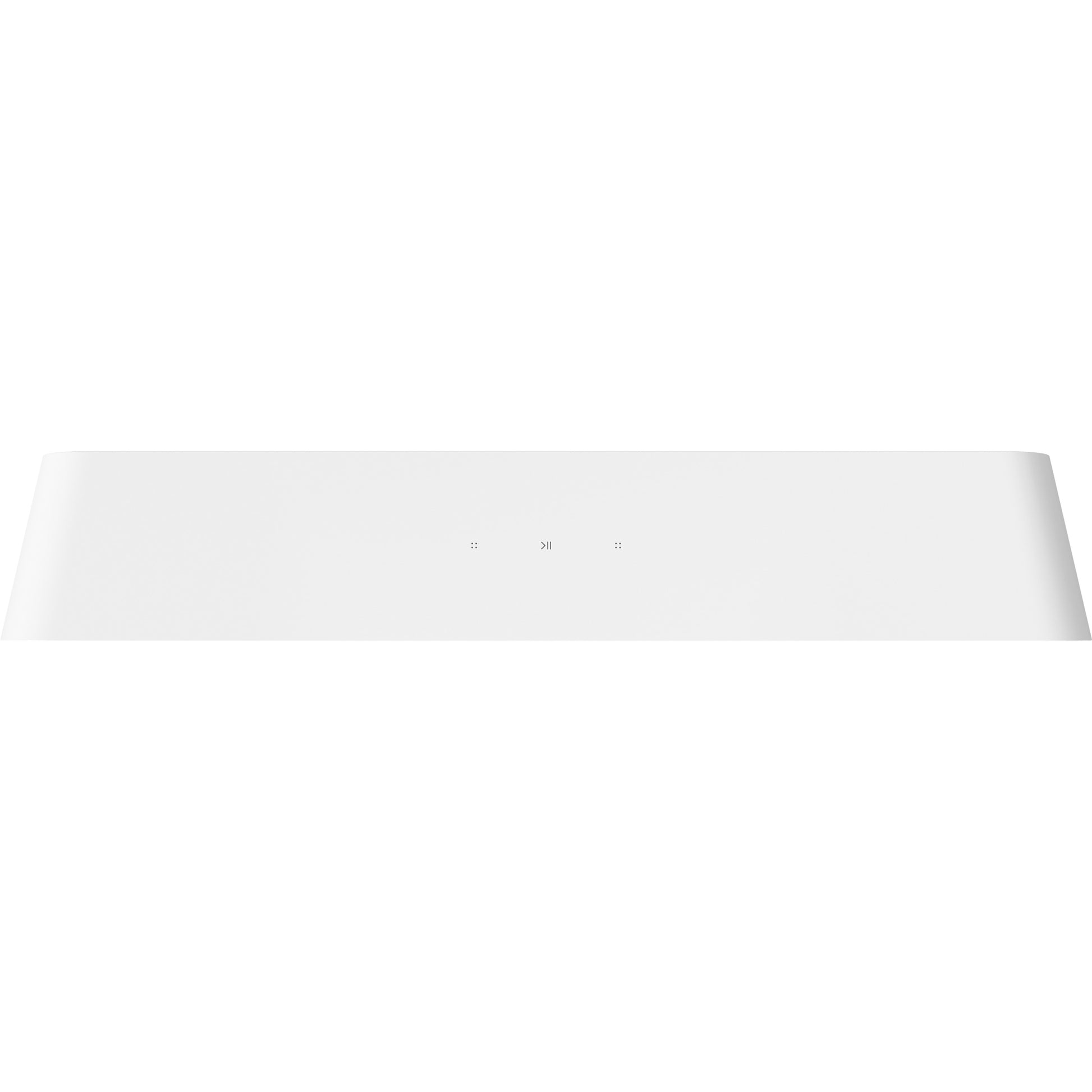 Product image of the top of a Sonos Ray Soundbar in white.