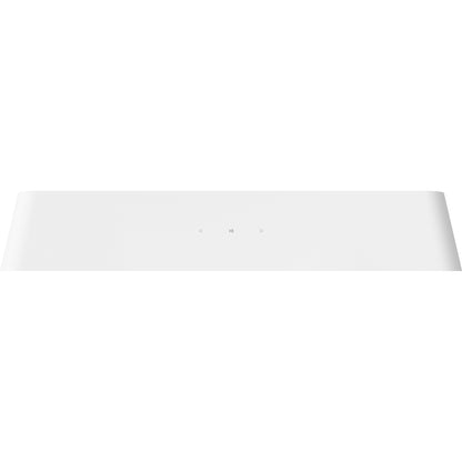 Product image of the top of a Sonos Ray Soundbar in white.