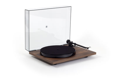 Product image for a Rega Planar 1 Plus turntable in Walnut finish
