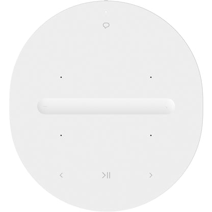 Product image of the top of a Sonos Era 100 Wireless Speaker in white