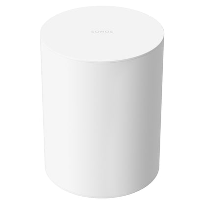 Product image of a Sonos Sub Mini Wireless Subwoofer in White.
