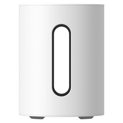 Product image of a Sonos Sub Mini Wireless Subwoofer in White.