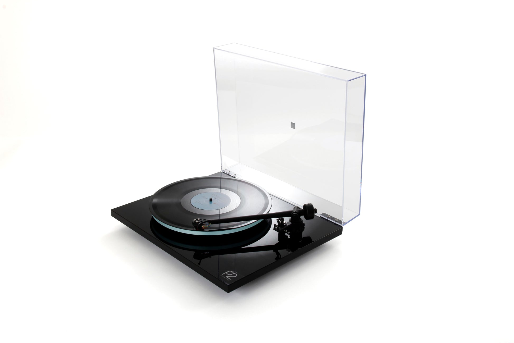 Product image for a Rega Planar 2 turntable in Gloss Black finish