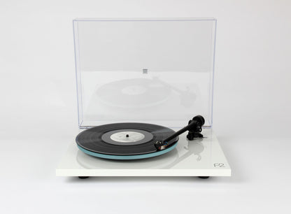 Product image for a Rega Planar 2 turntable in Gloss White finish