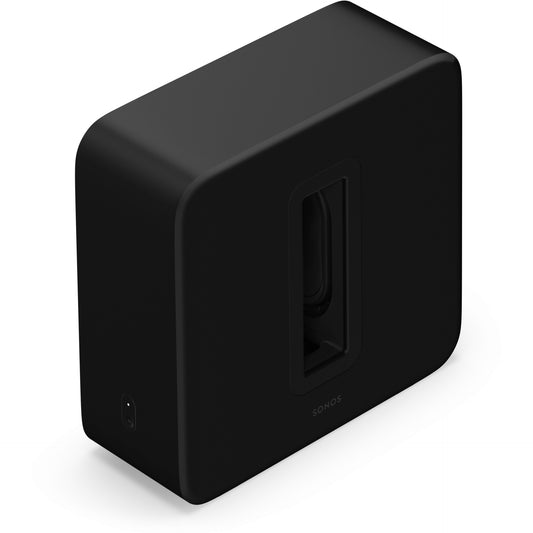 Product image of a Sonos Sub gen 4 in Black.