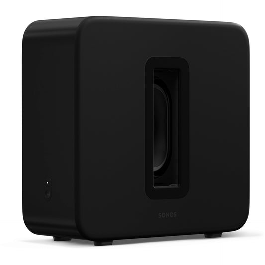 Product image of a Sonos Sub gen 4 in Black.