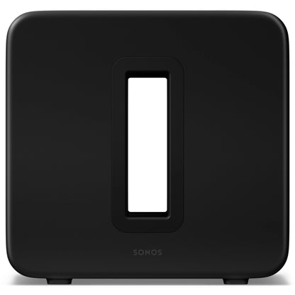 Product image of a Sonos Sub gen 4 in Black.