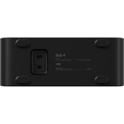 Product image of a Sonos Sub gen 4 in Black.
