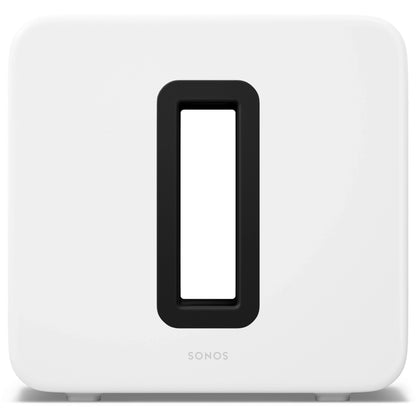 Product image of a Sonos Sub gen 4 in White.
