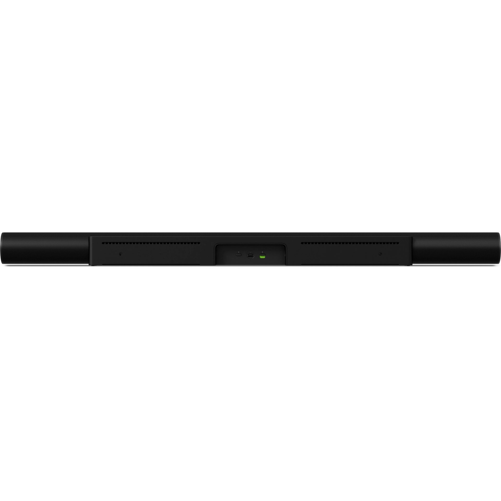 Product image for the rear of a Sonos Arc Ultra soundbar in black.